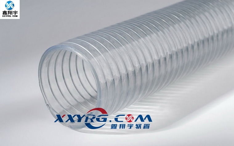 PVC鋼絲軟管是一款無(wú)毒、透明、耐酸堿、耐油、耐負(fù)高壓、高彈性、使用壽命長(zhǎng)